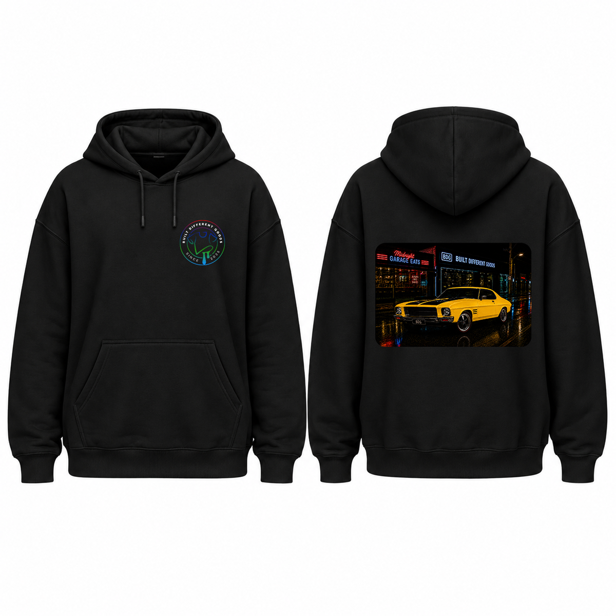 BDG Graphic Hoodie - 1971-74 Vintage Aussie Street Machine