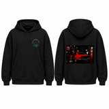 BDG Graphic Hoodie - Neon Garage Showcase with Classic Coupe