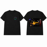 BDG Graphic T-Shirt - Neon Garage Showcase with Classic Coupe