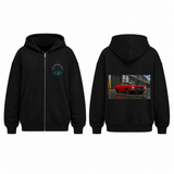 BDG Zip Up Hoodie - 1970s Classic V8 Blown Coupe