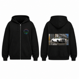 BDG Zip Up Hoodie - 1970s Classic V8 Blown Coupe