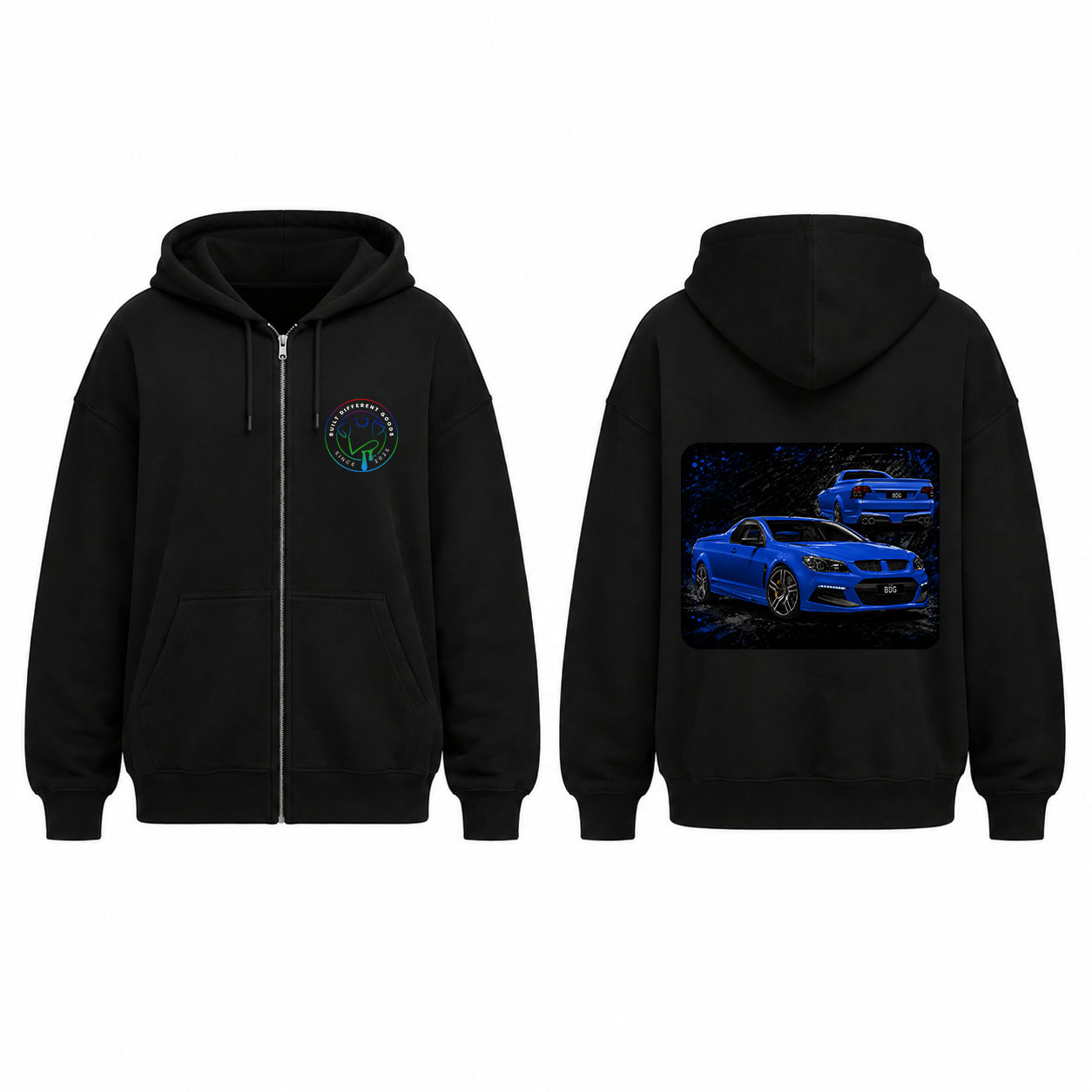 BDG Zip Up Hoodie - Street Machine Ute