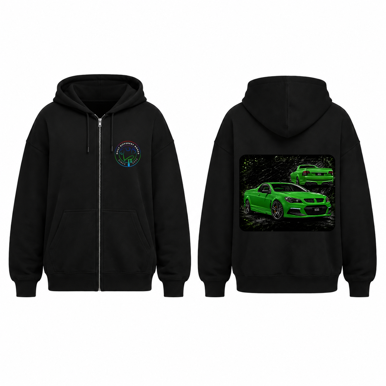 BDG Zip Up Hoodie - Street Machine Ute