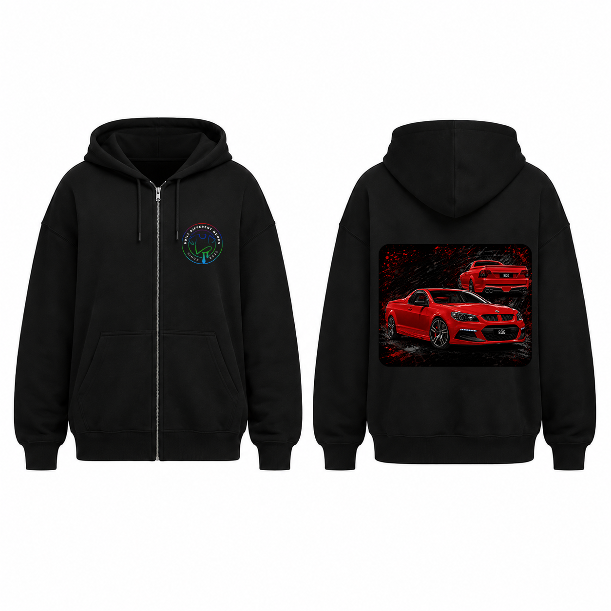 BDG Zip Up Hoodie - Street Machine Ute