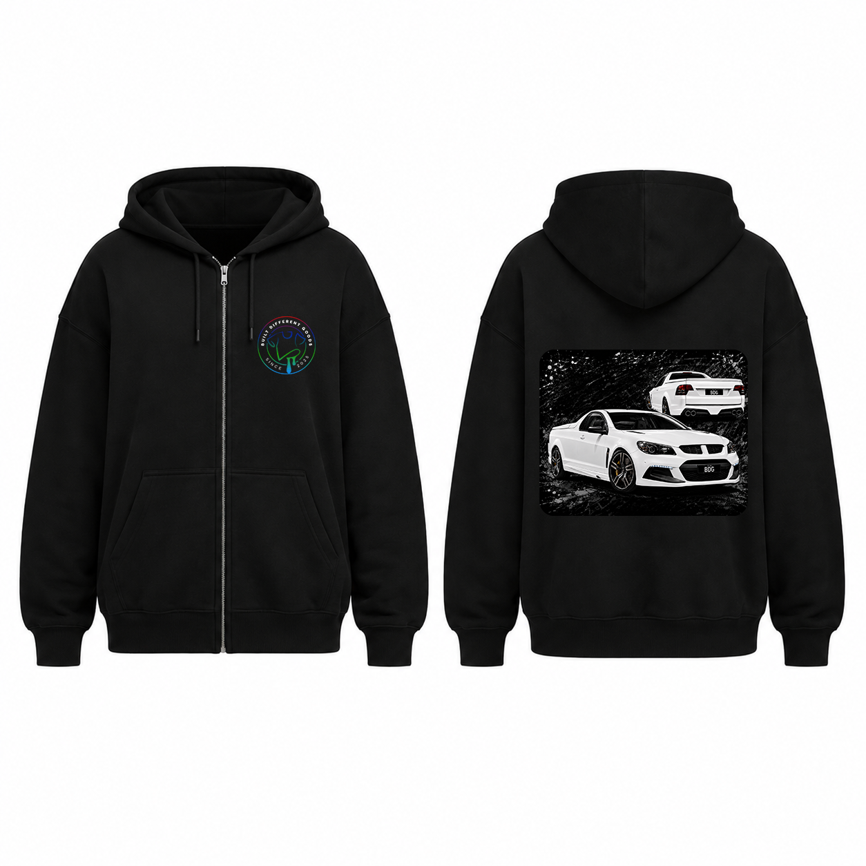 BDG Zip Up Hoodie - Street Machine Ute