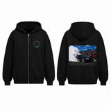 BDG Zip Up Hoodie - 1984-88 Classic Aussie Burnout