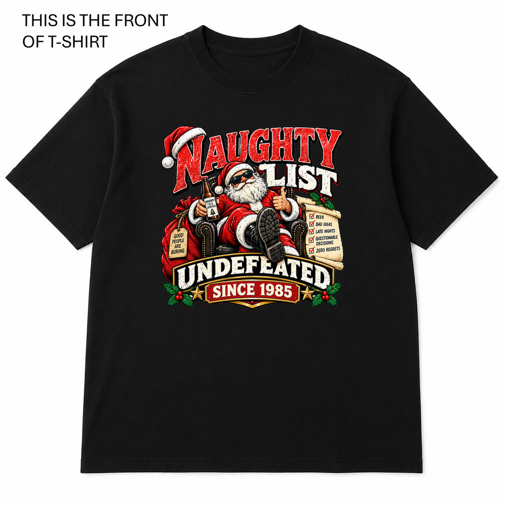 Undefeated Naught List Graphic T-Shirt - Built Different Goods