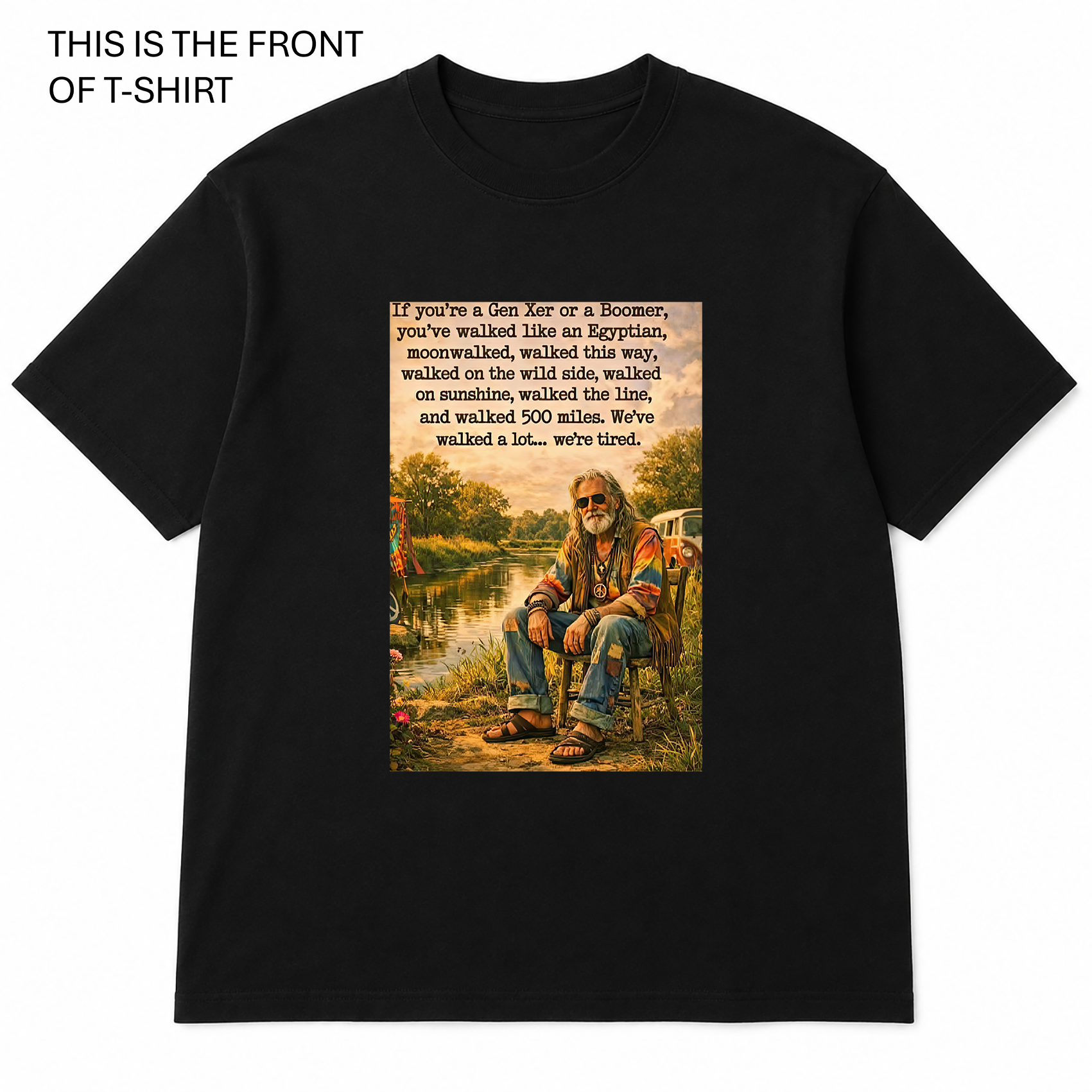 BDG Graphic T-Shirt - Walked Alot