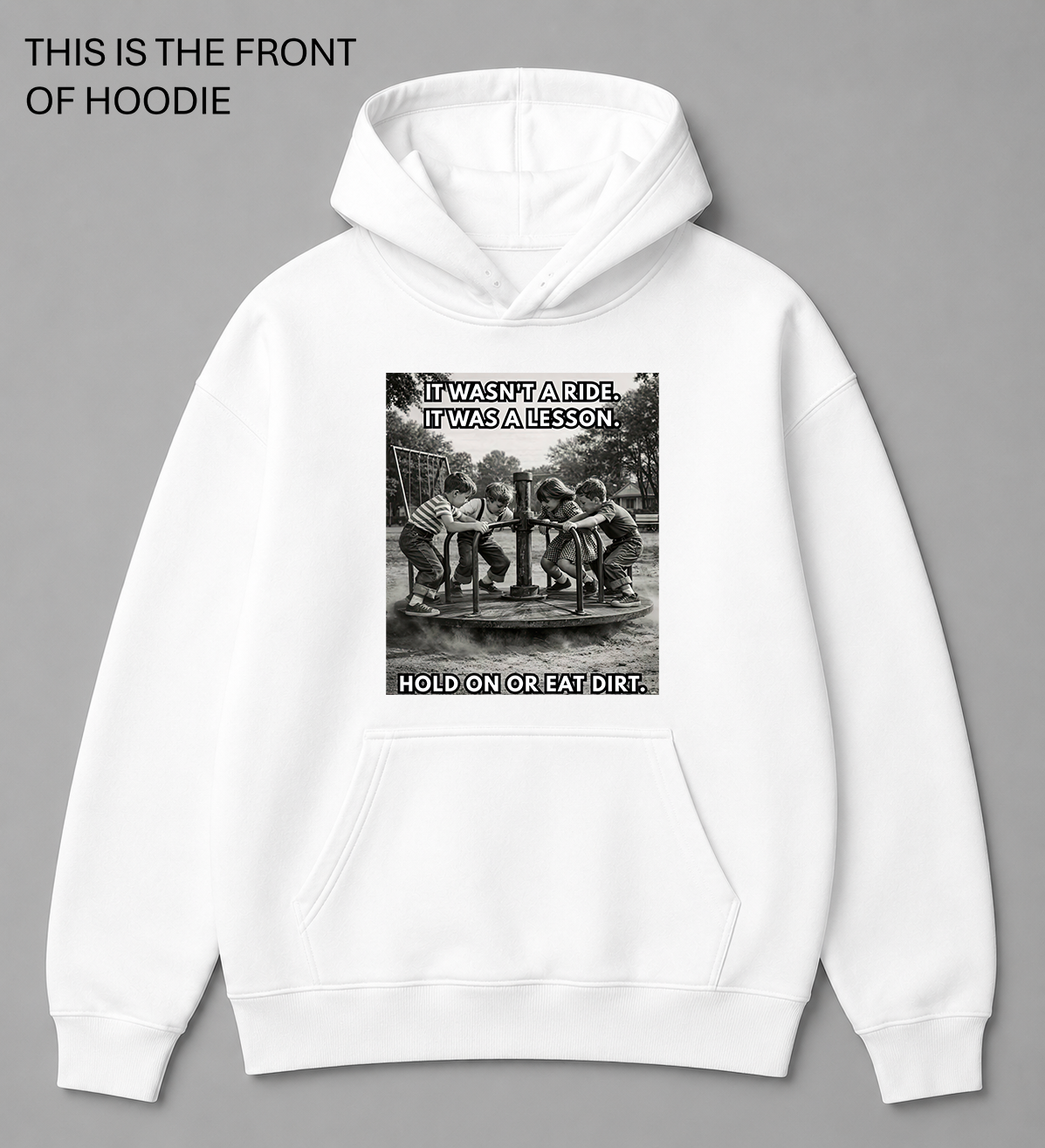 BDG Graphic Hoodie - It wasn't a Ride...