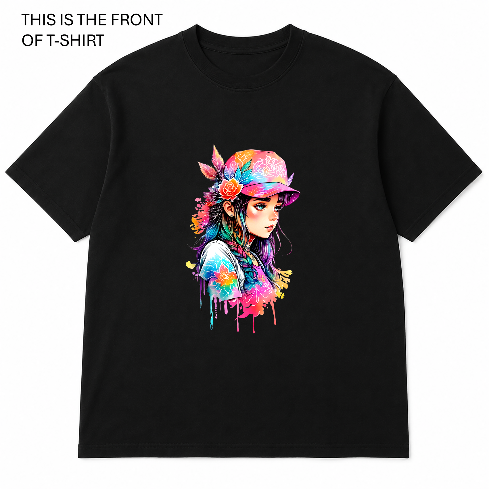 BDG Graphic T-Shirts - Watercolor Girl