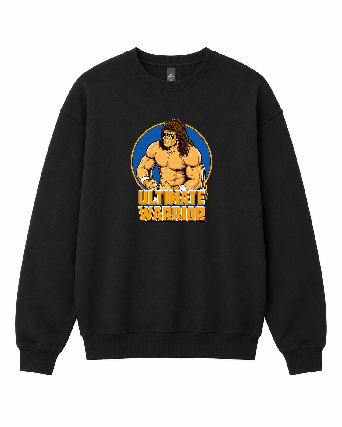 WWF Ultimate Warrior Graphic Crewneck Sweatshirt - Built Different Goods