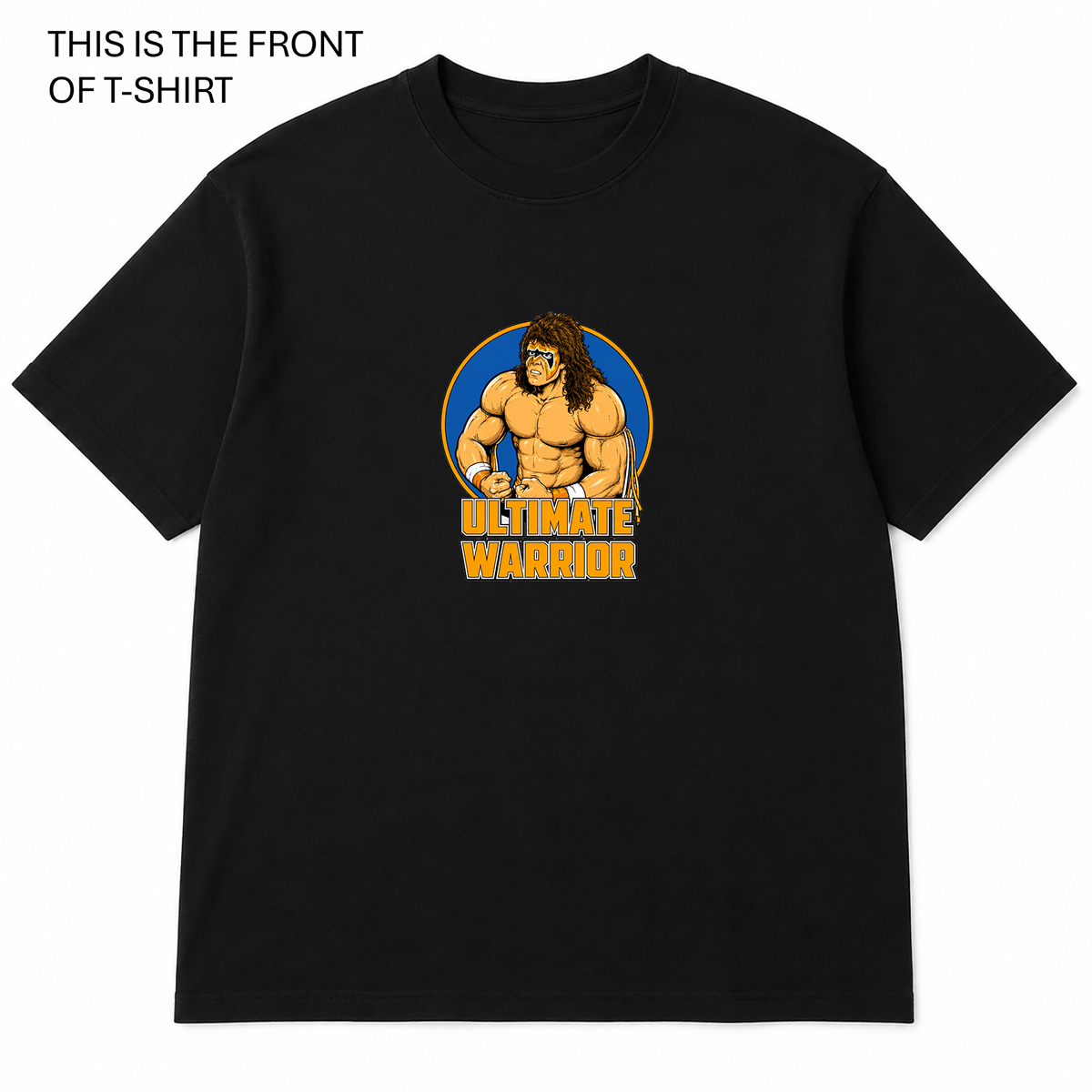 WWF Ultimate Warrior Graphic T-Shirt - Built Different Goods
