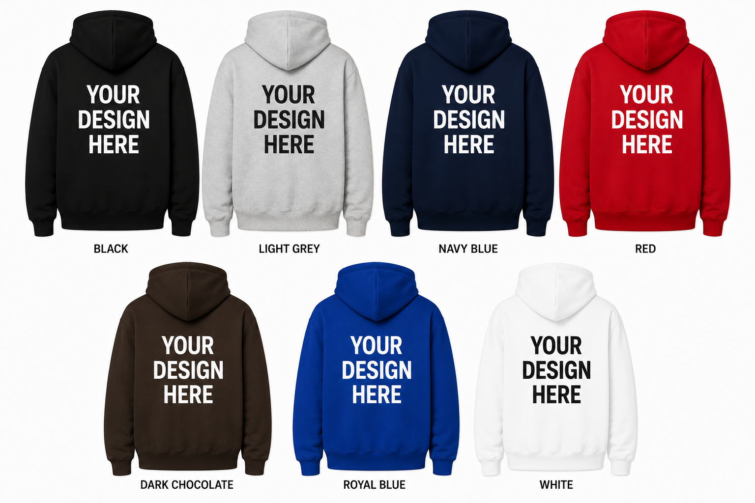 BDG Zip Up Hoodie - Custom Printed