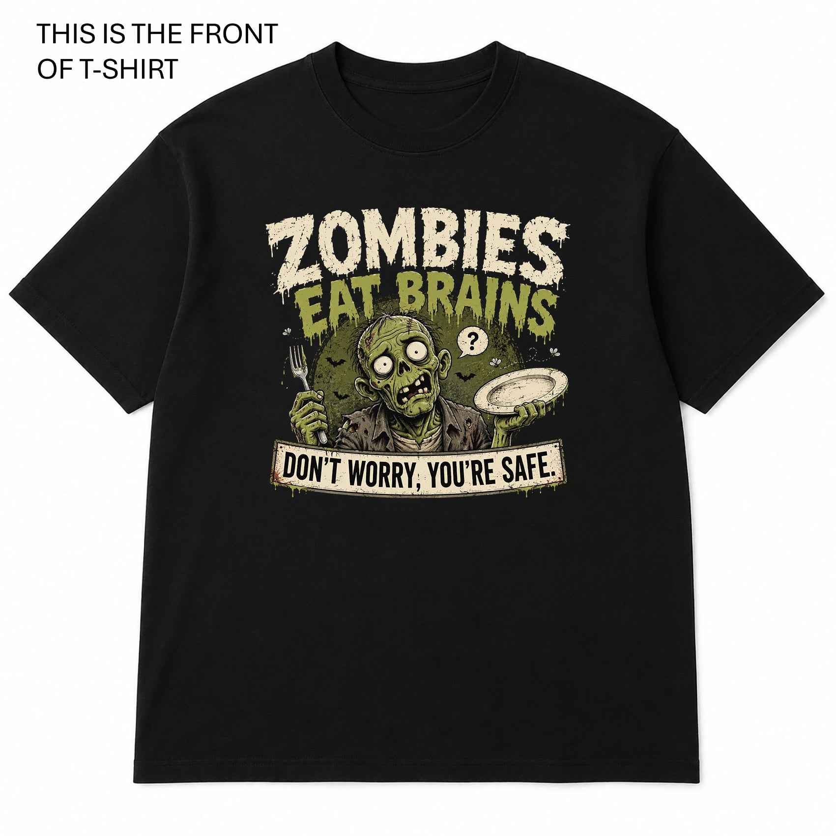 Zombies Eat Brains Graphic T-Shirt