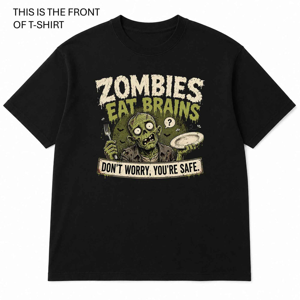 Zombies Eat Brains Graphic T-Shirt