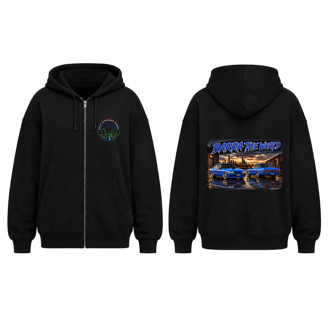 BDG Zip Up Hoodie - Ford Falcon XF - Barra the World
