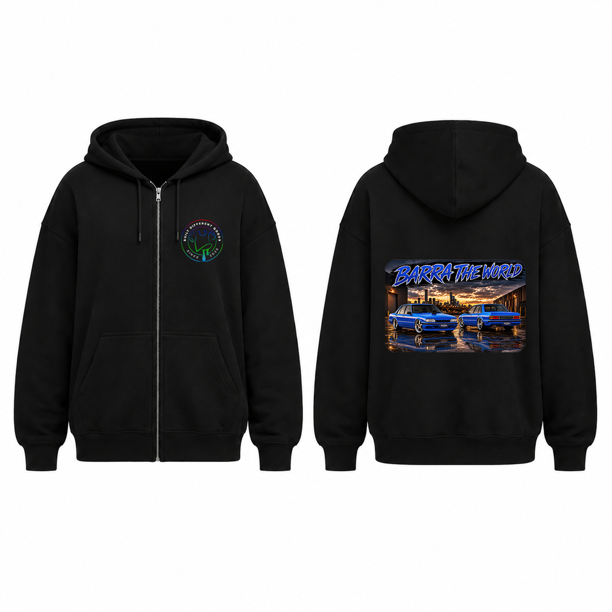 BDG Zip Up Hoodie - Ford Falcon XF - Barra the World