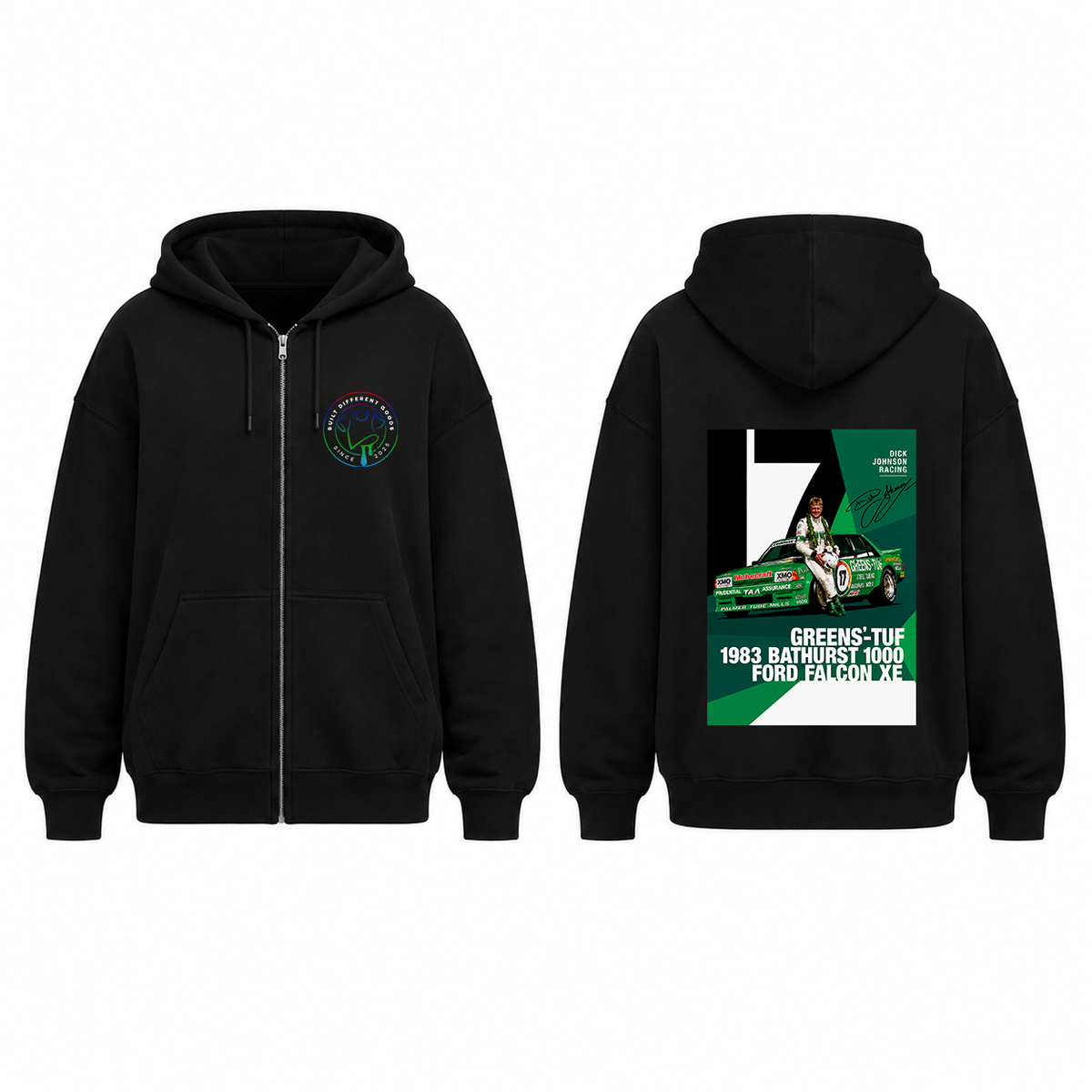 BDG Zip Up Hoodie - Dick Johnson - Ford Falcon XE