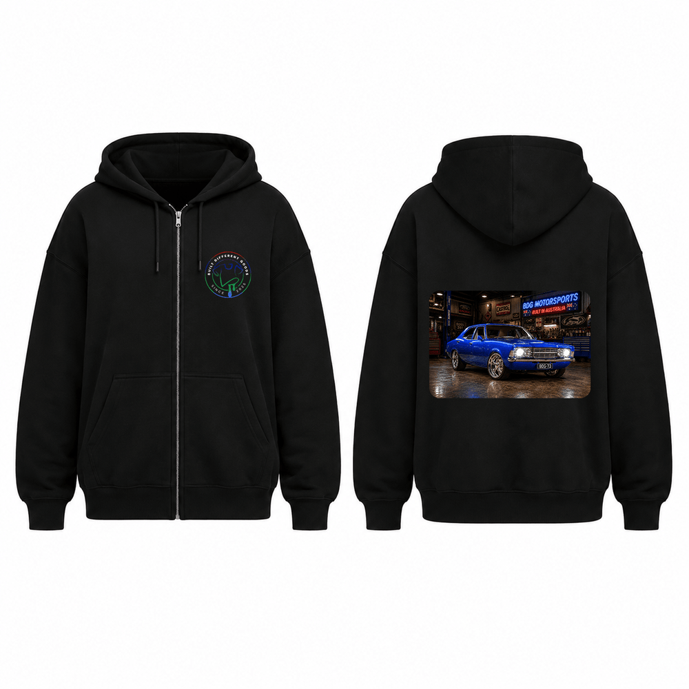 BDG Zip Up Hoodie - 1973 Ford TC Cortina - Built Different Goods