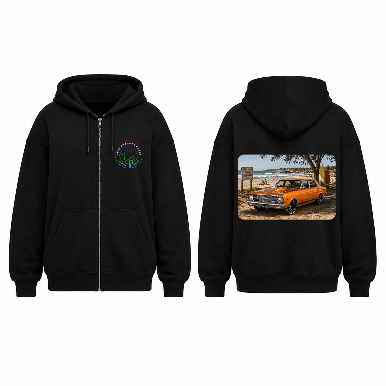 BDG Zip Up Hoodie - Ford 1976 XR Falcon