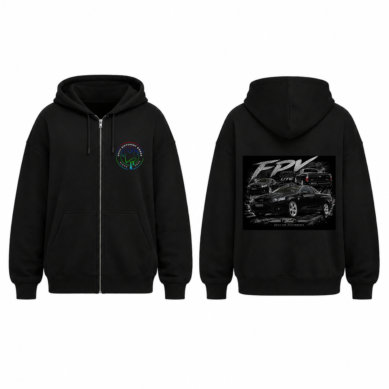 BDG Zip Up Hoodie - Ford FPV GS Ute