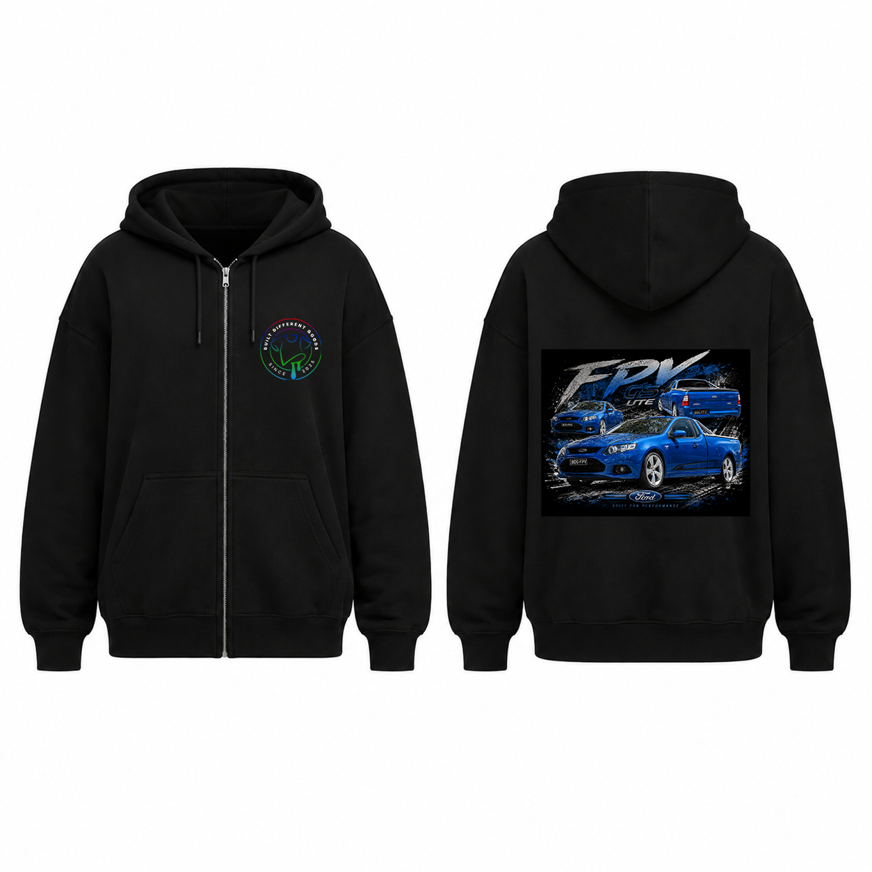 BDG Zip Up Hoodie - Ford FPV GS Ute