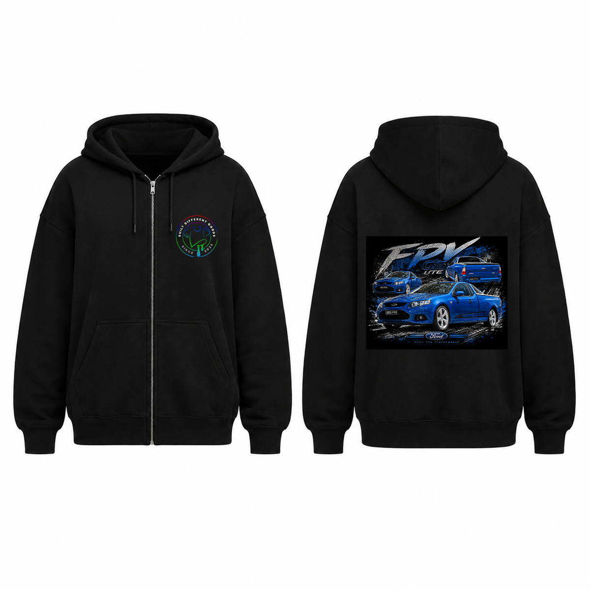 BDG Zip Up Hoodie - Ford FPV GS Ute