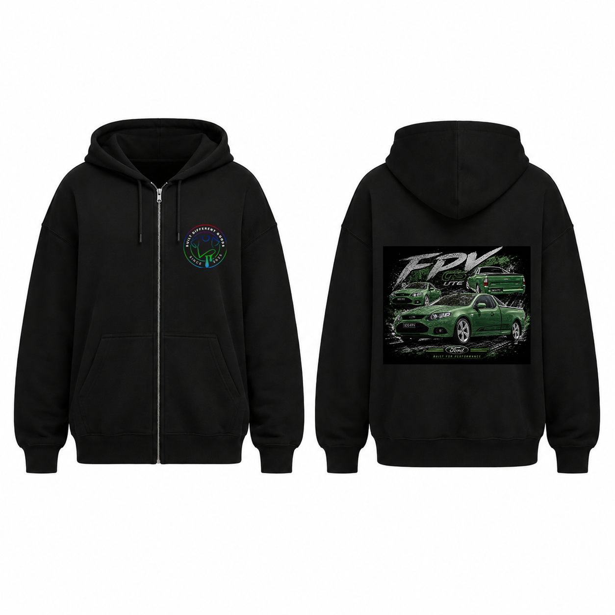BDG Zip Up Hoodie - Ford FPV GS Ute