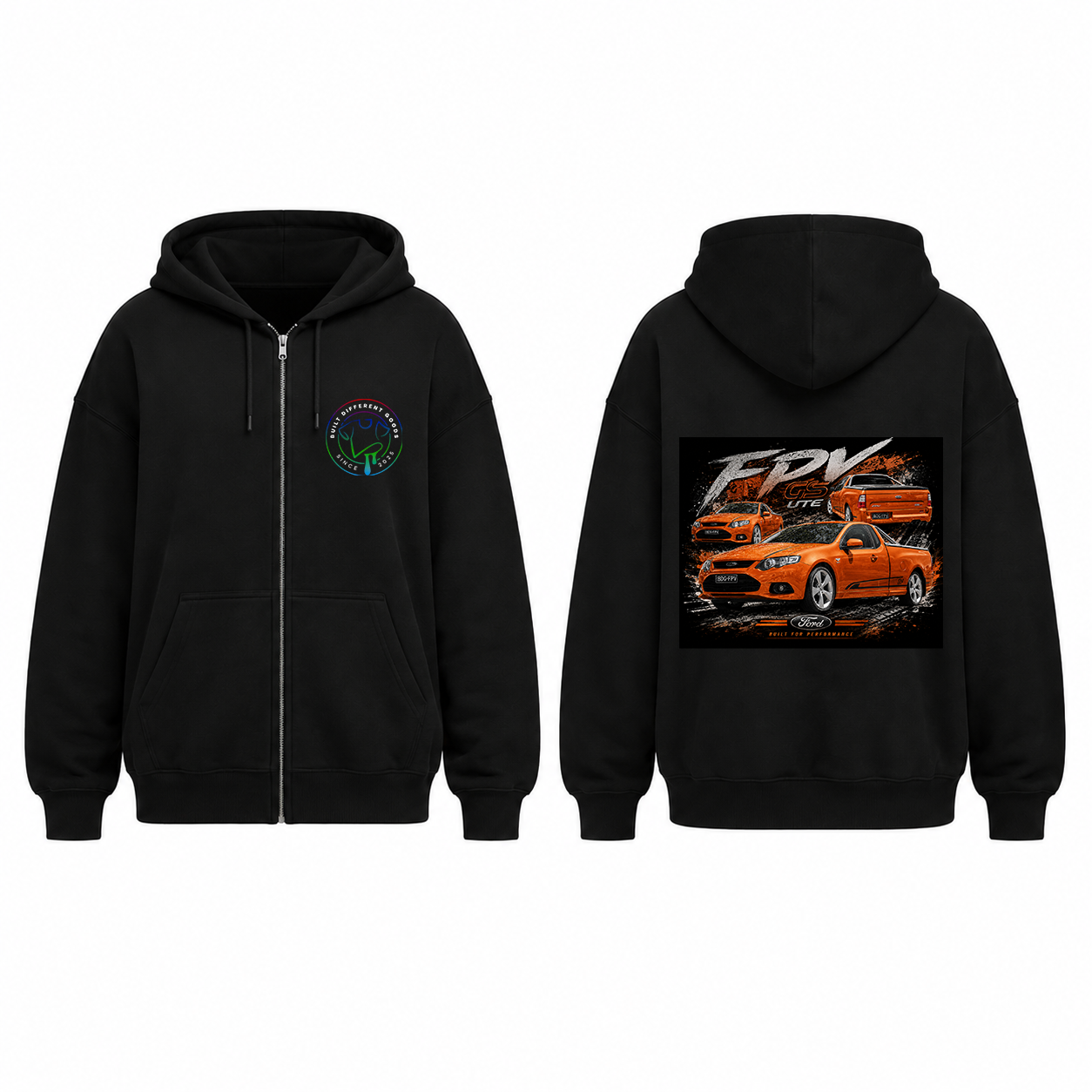 BDG Zip Up Hoodie - Ford FPV GS Ute
