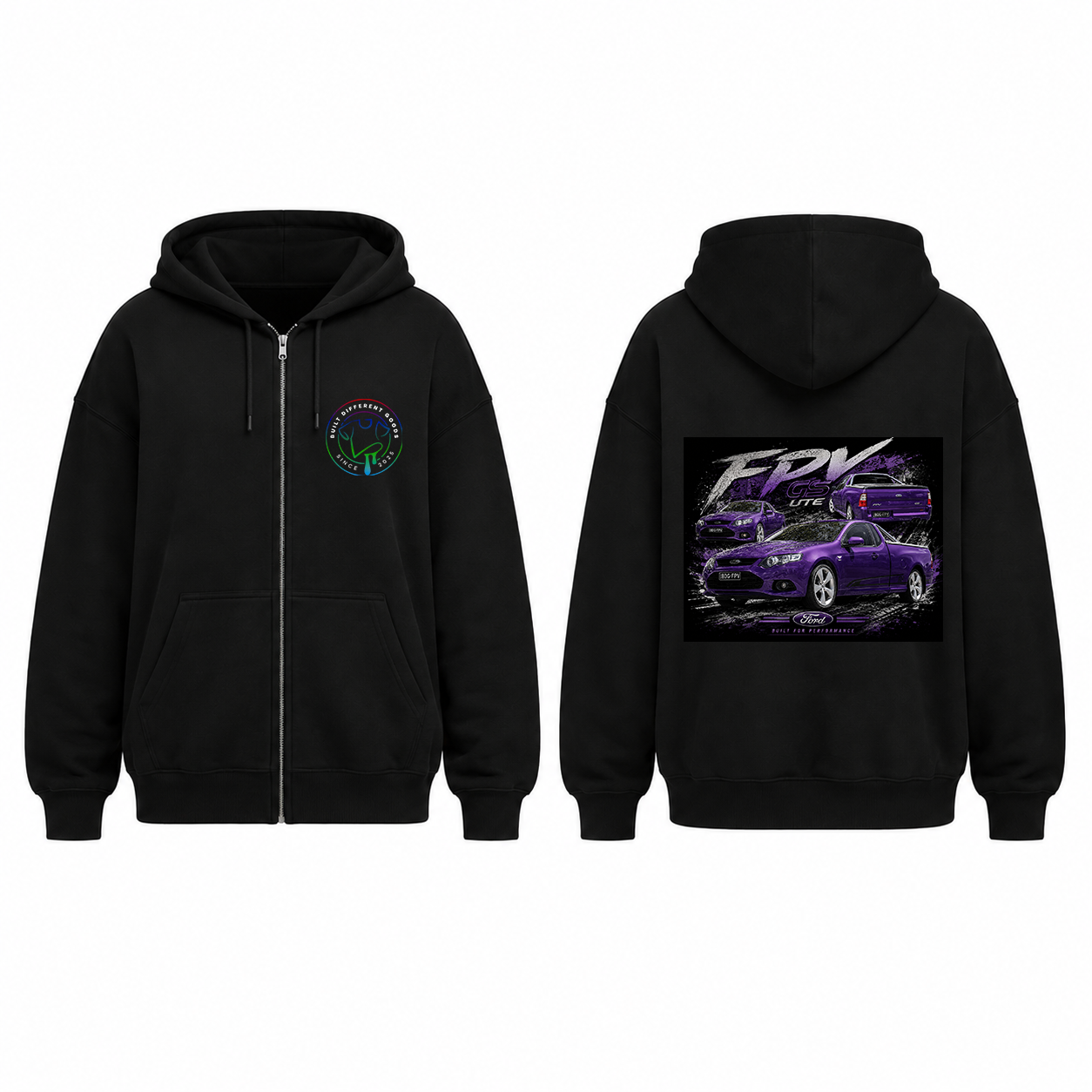BDG Zip Up Hoodie - Ford FPV GS Ute