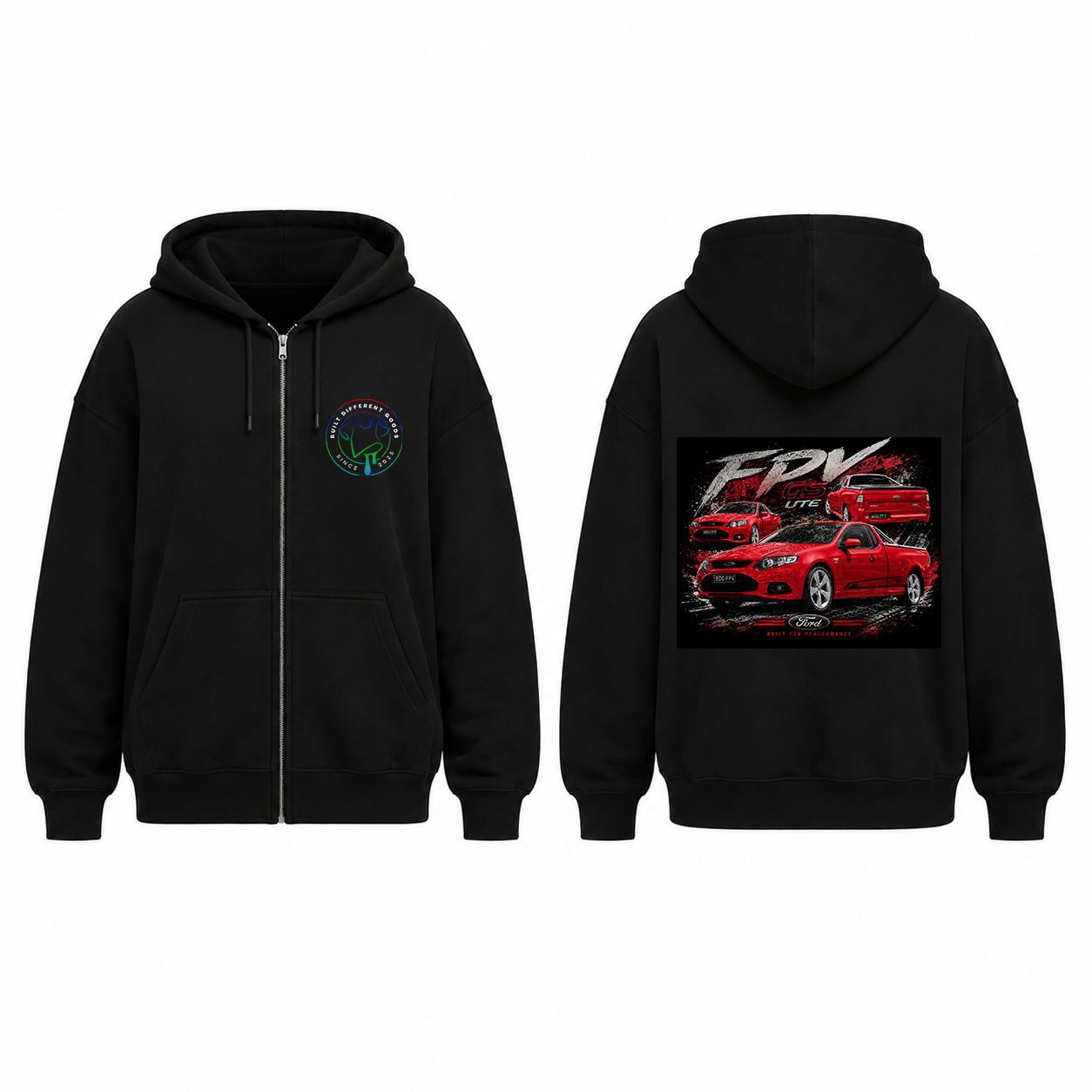 BDG Zip Up Hoodie - Ford FPV GS Ute