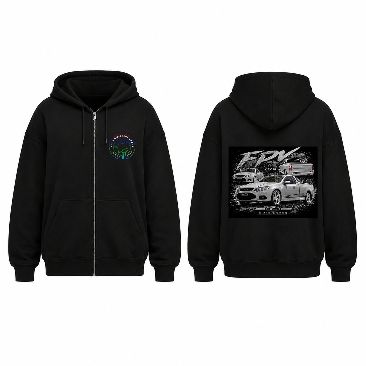 BDG Zip Up Hoodie - Ford FPV GS Ute