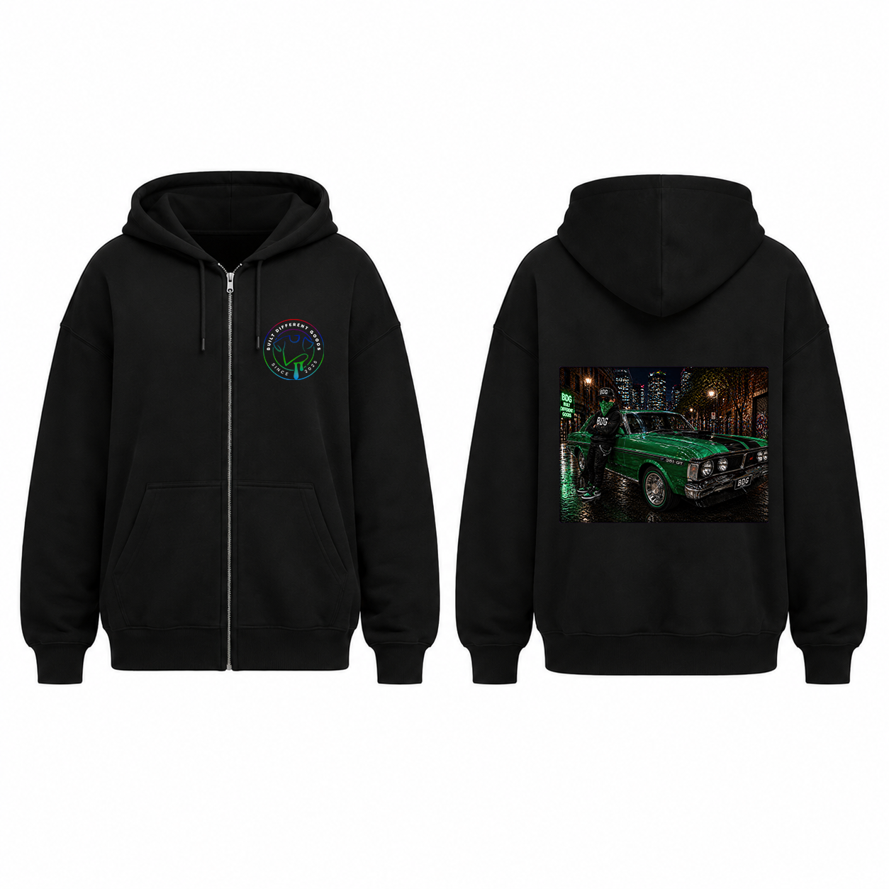 BDG Zip Up Hoodie - Ford GT HO Phase 3