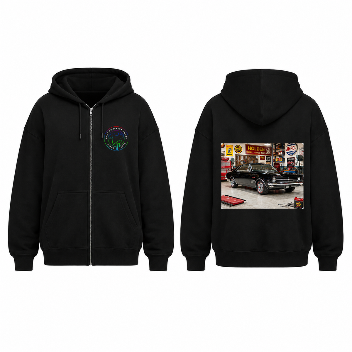 BDG Zip Up Hoodie - Holden HK Monaro