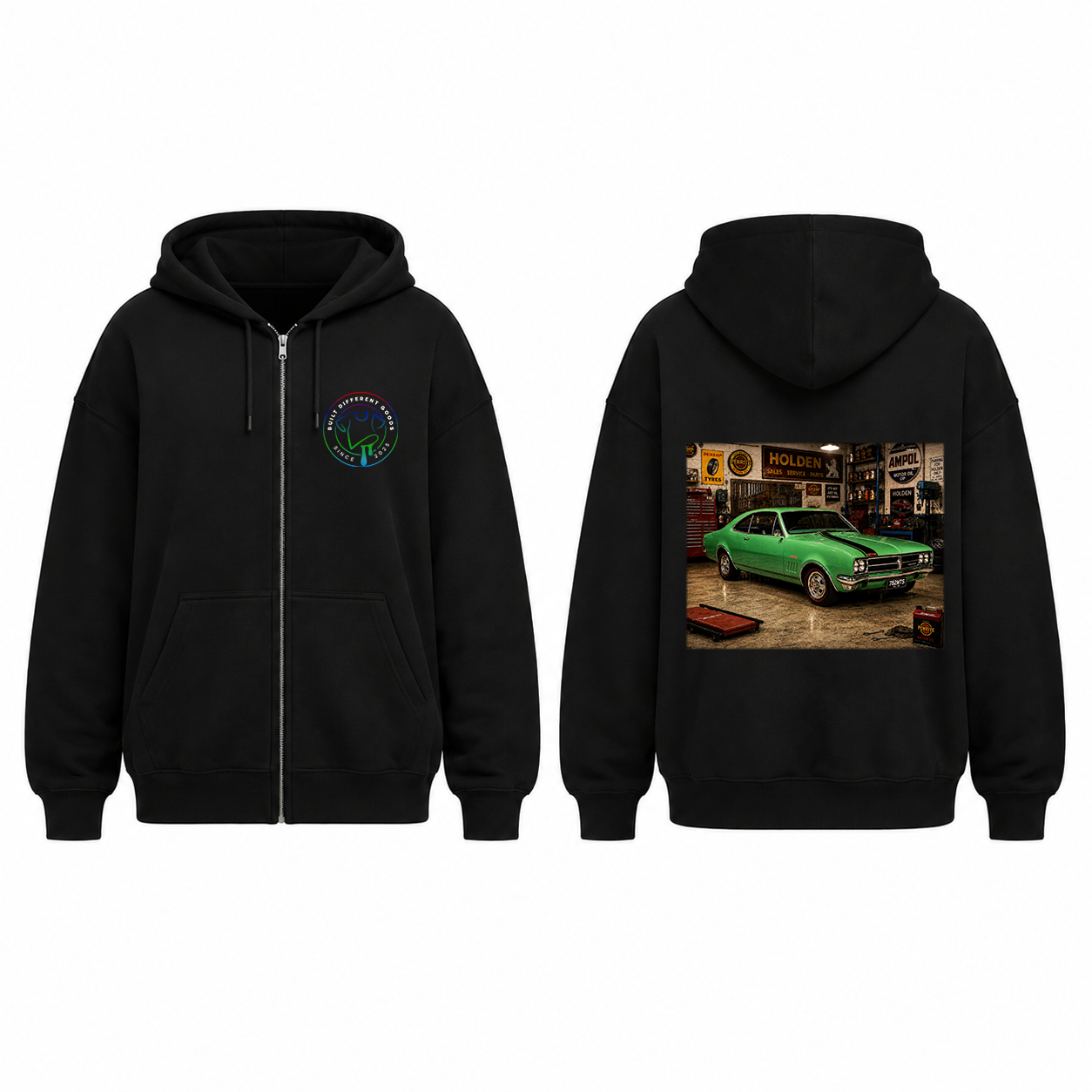 BDG Zip Up Hoodie - Holden HK Monaro