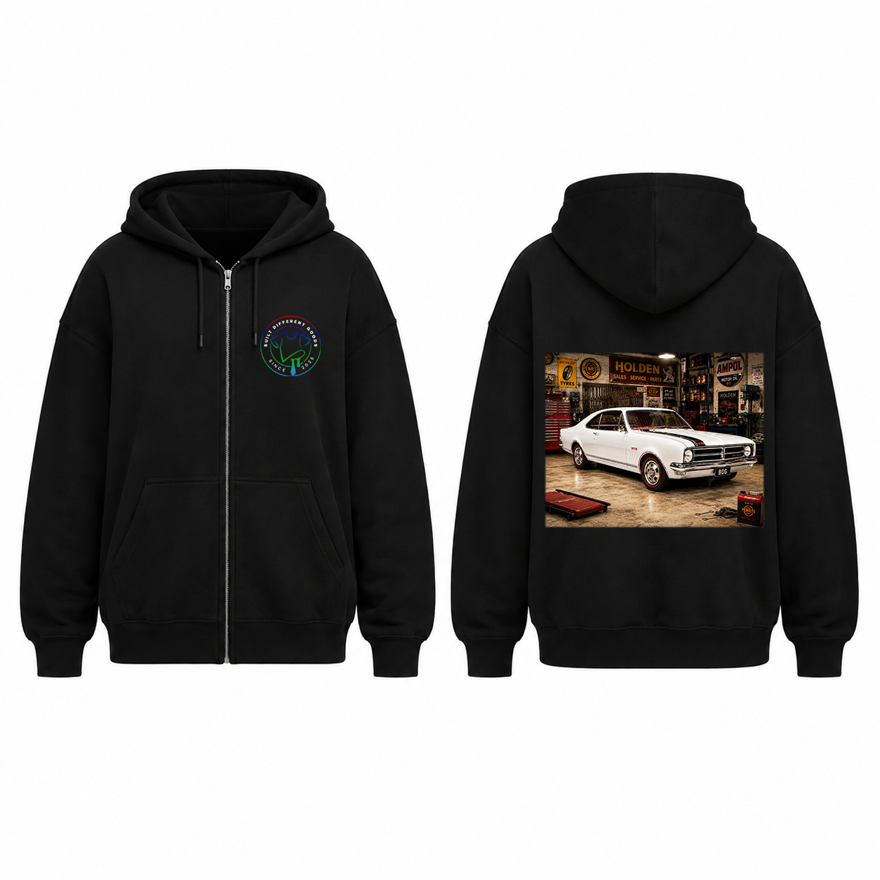 BDG Zip Up Hoodie - Holden HK Monaro