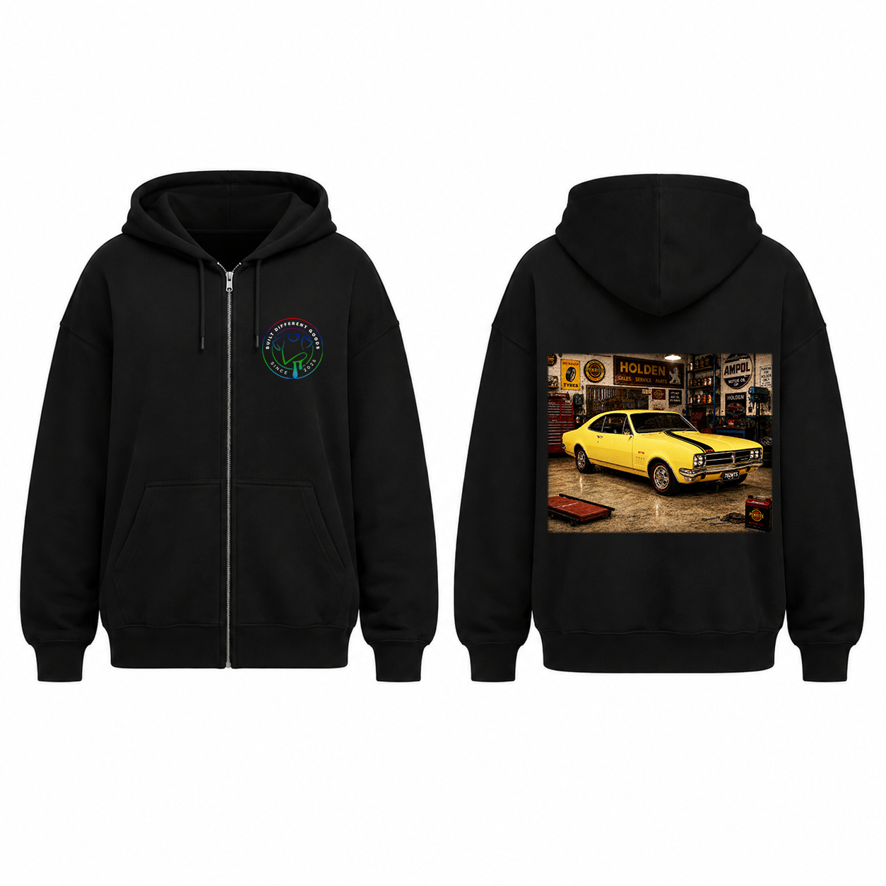 BDG Zip Up Hoodie - Holden HK Monaro