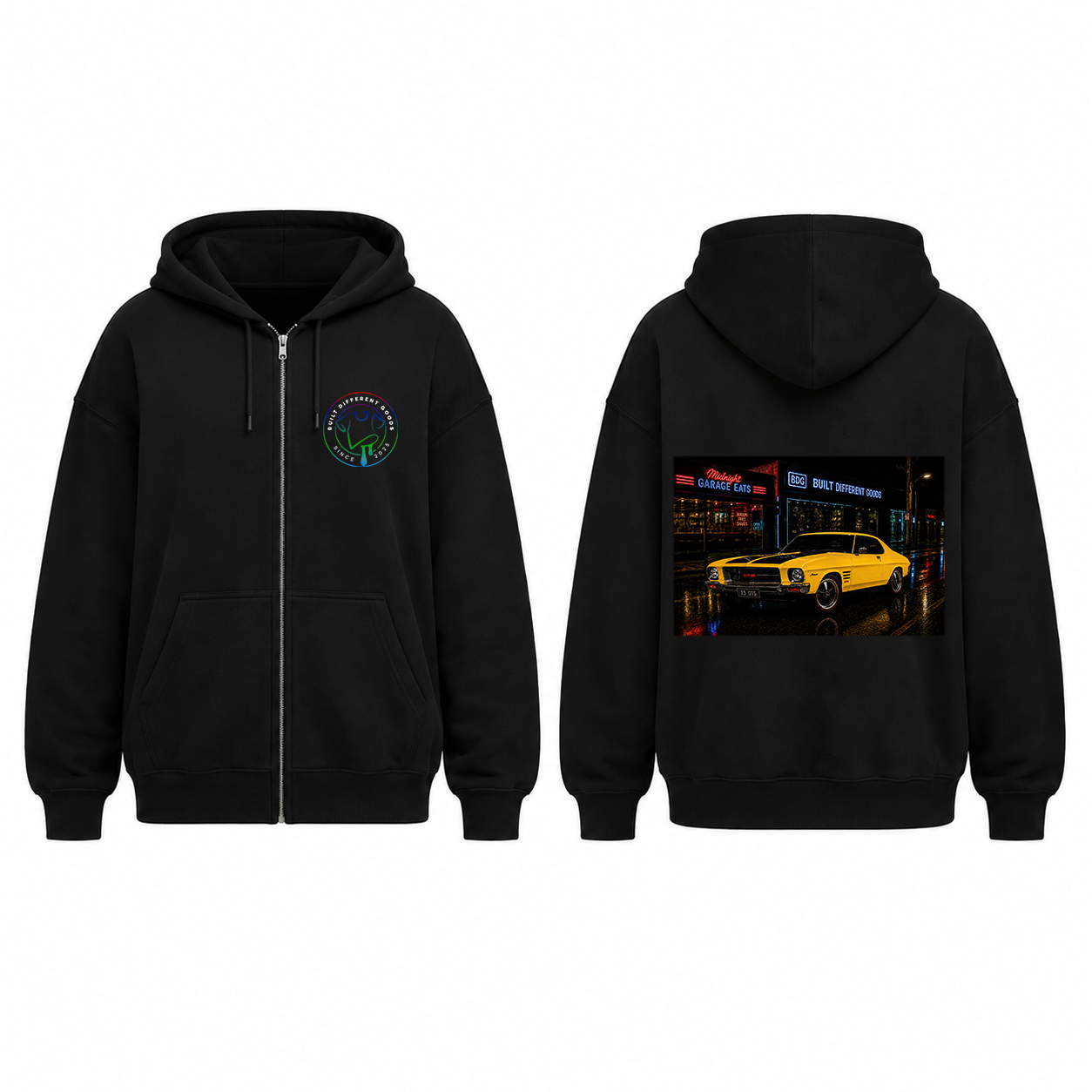 BDG Zip Up Hoodie - Holden HQ Monaro