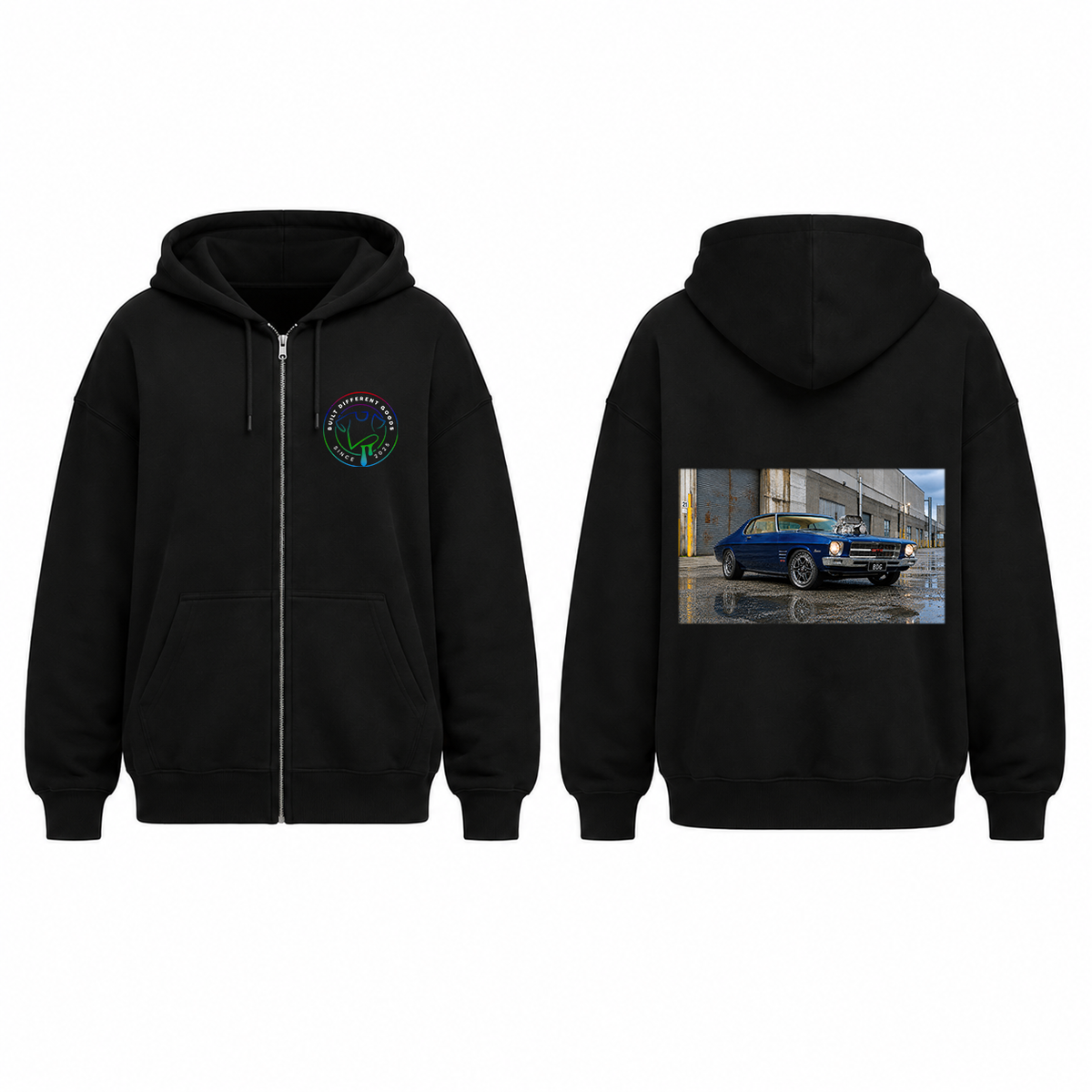 BDG Zip Up Hoodie - Holden HQ Monaro - Blown