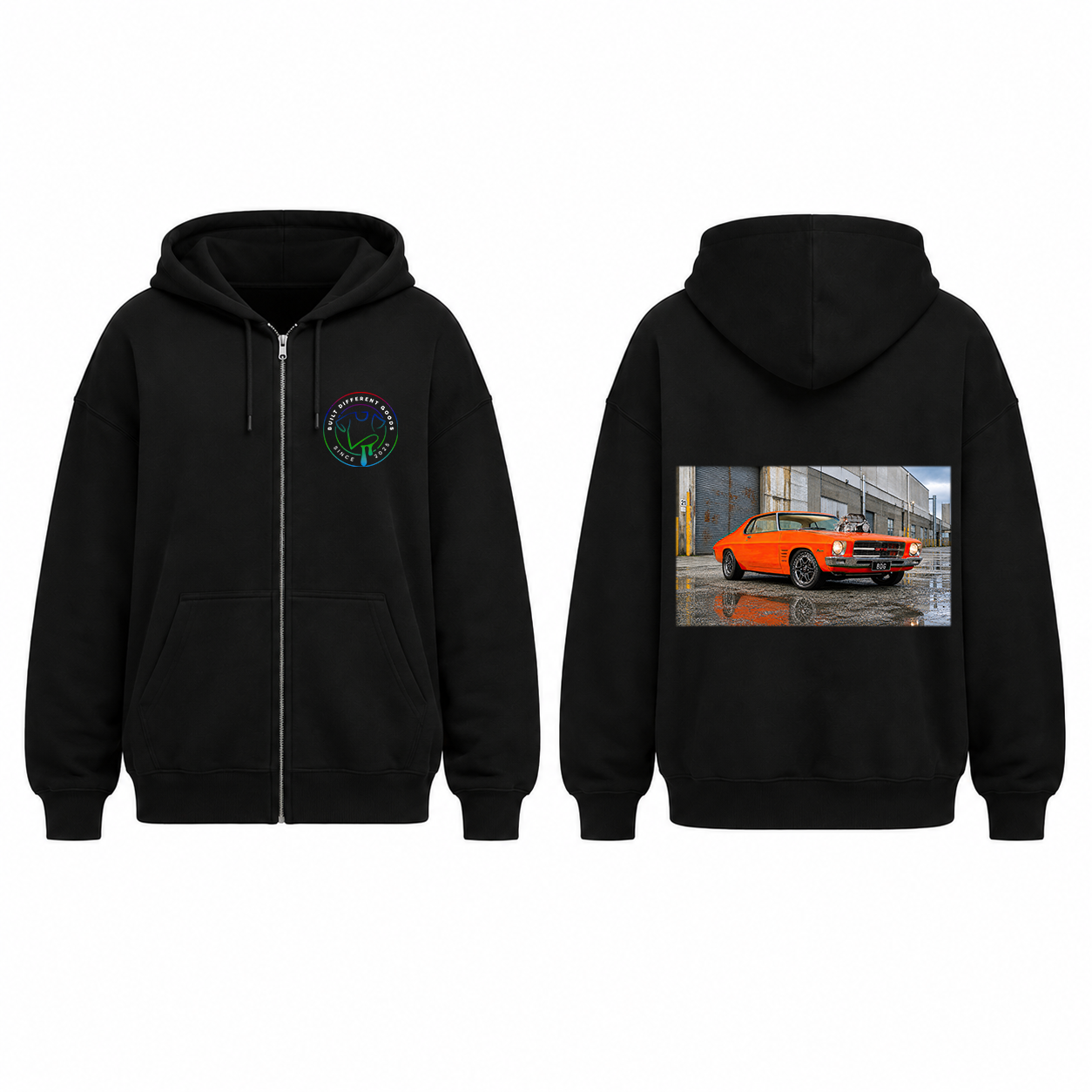 BDG Zip Up Hoodie - Holden HQ Monaro - Blown