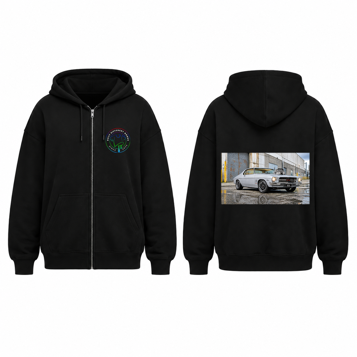 BDG Zip Up Hoodie - Holden HQ Monaro - Blown