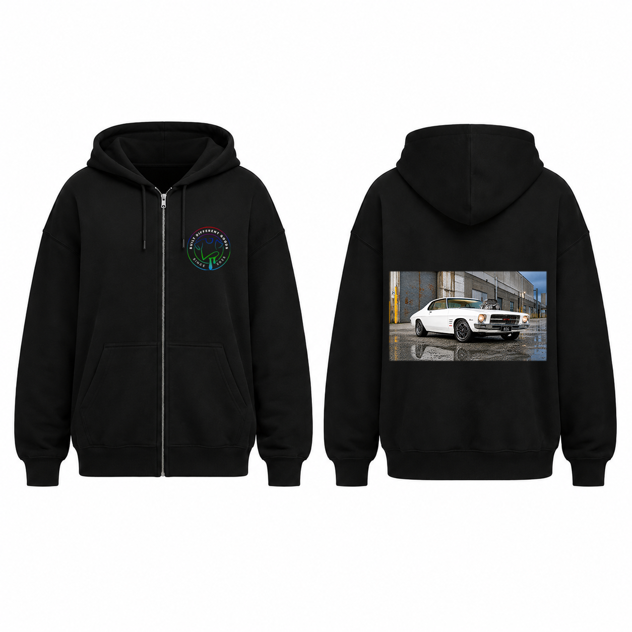 BDG Zip Up Hoodie - Holden HQ Monaro - Blown