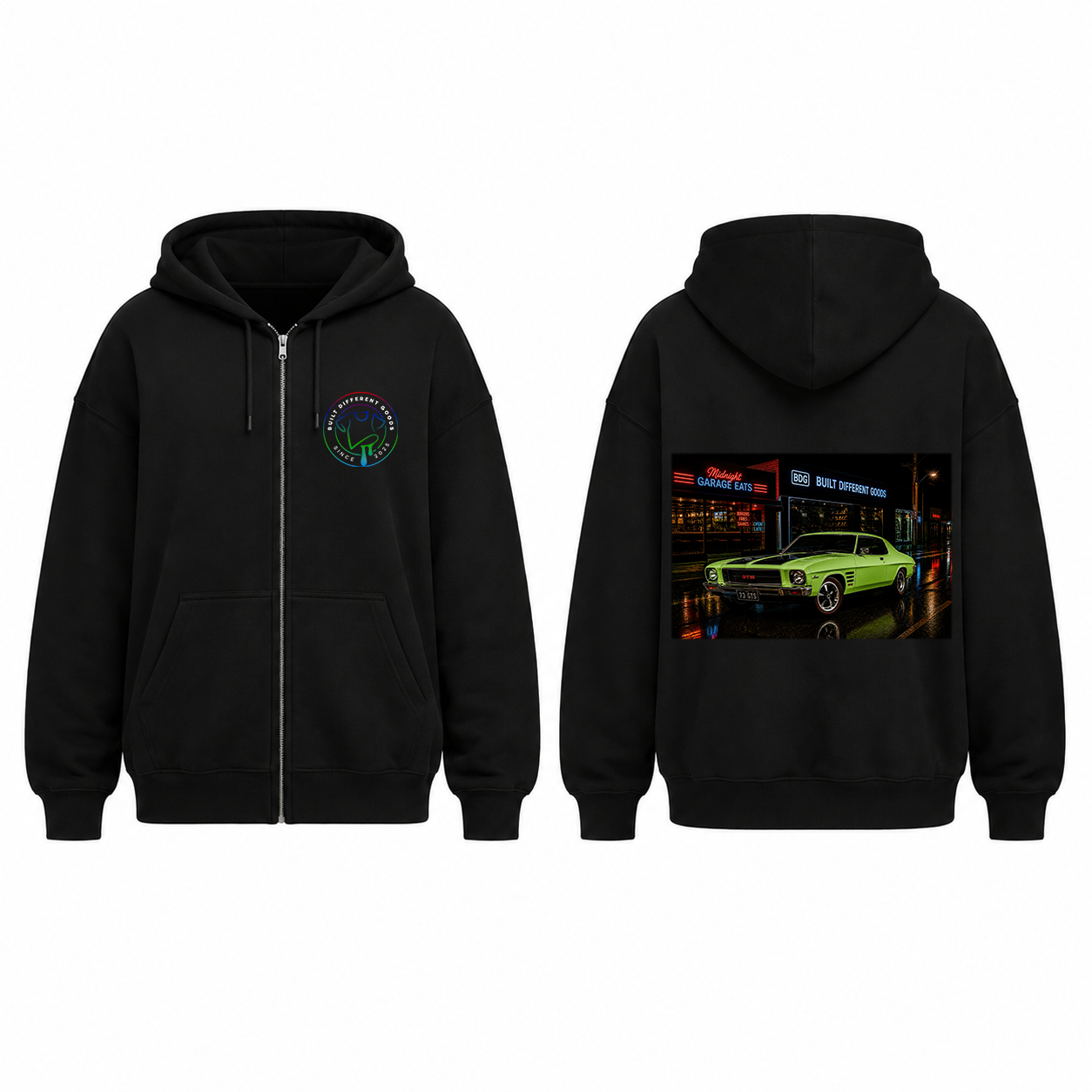 BDG Zip Up Hoodie - Holden HQ Monaro