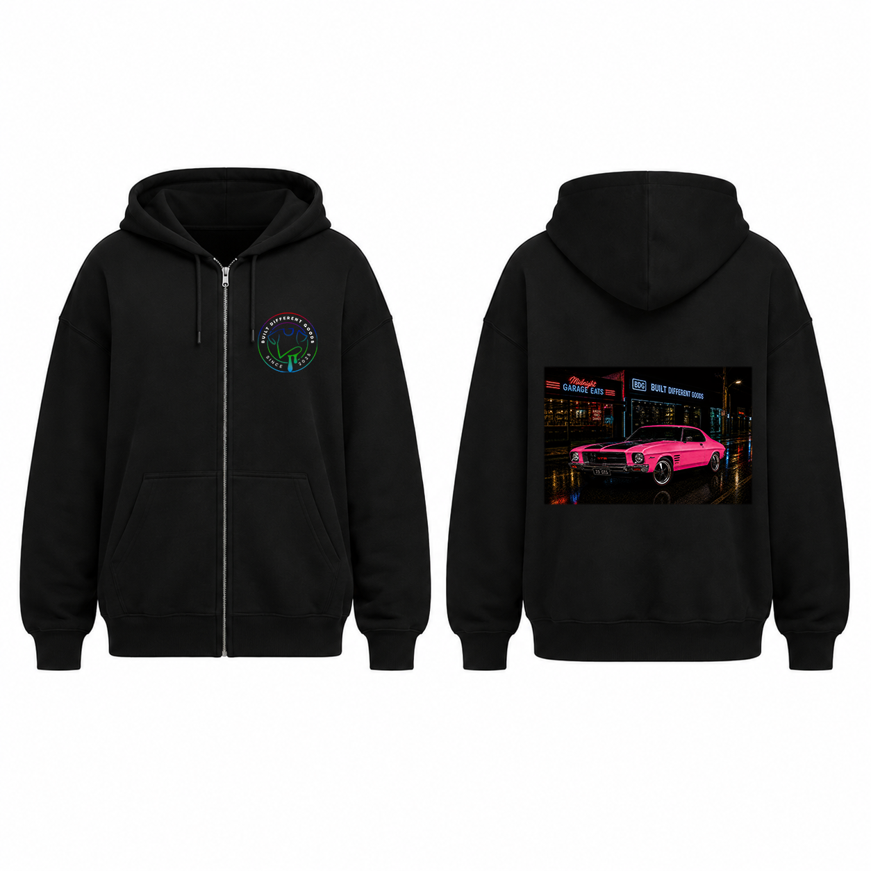 BDG Zip Up Hoodie - Holden HQ Monaro