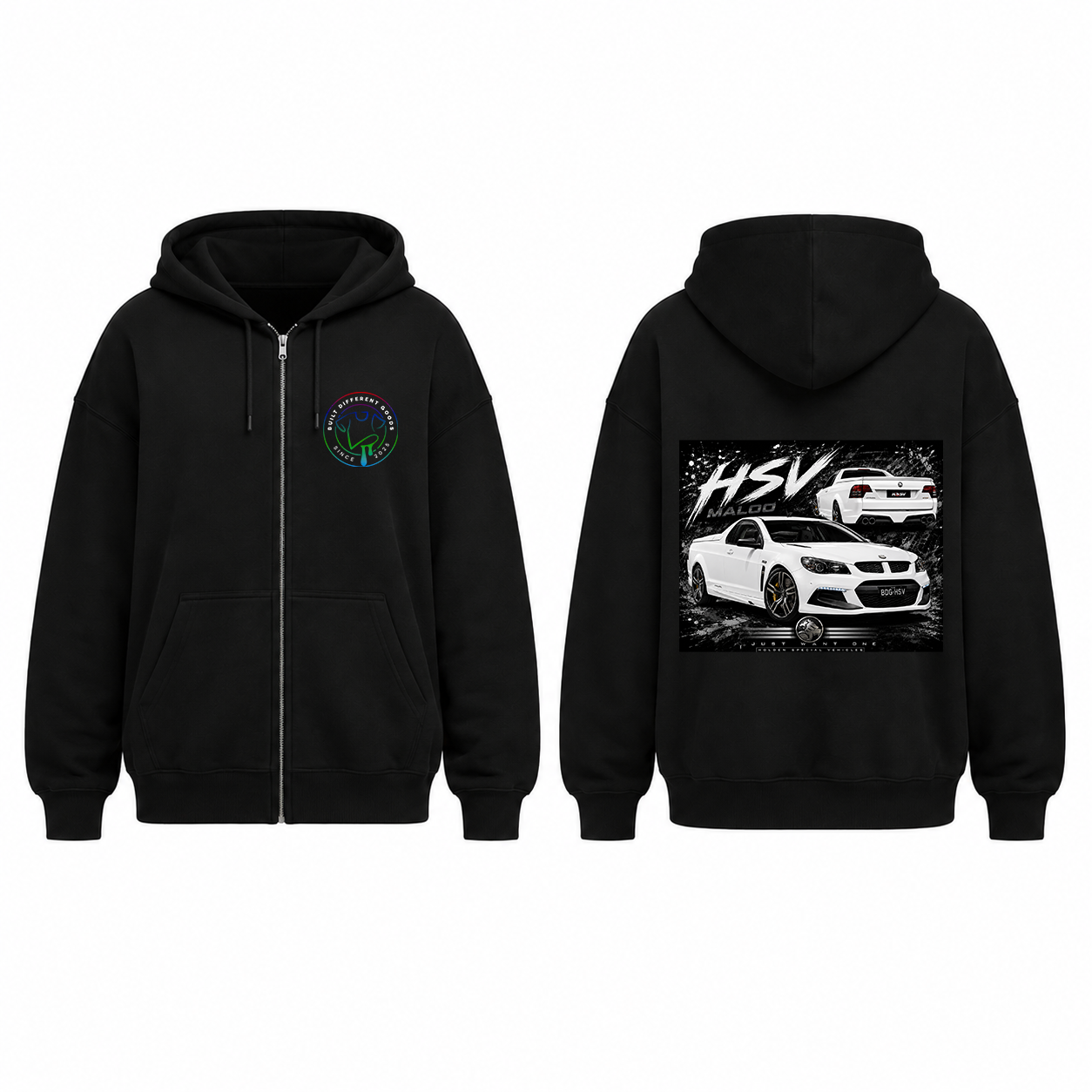 BDG Zip Up Hoodie - Holden HSV Maloo Ute