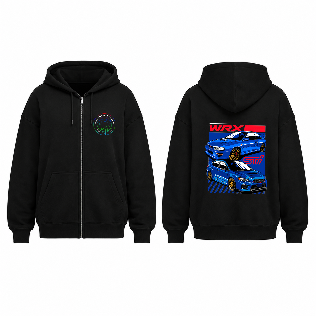 BDG Zip Up Hoodie - Subaru WRX STI
