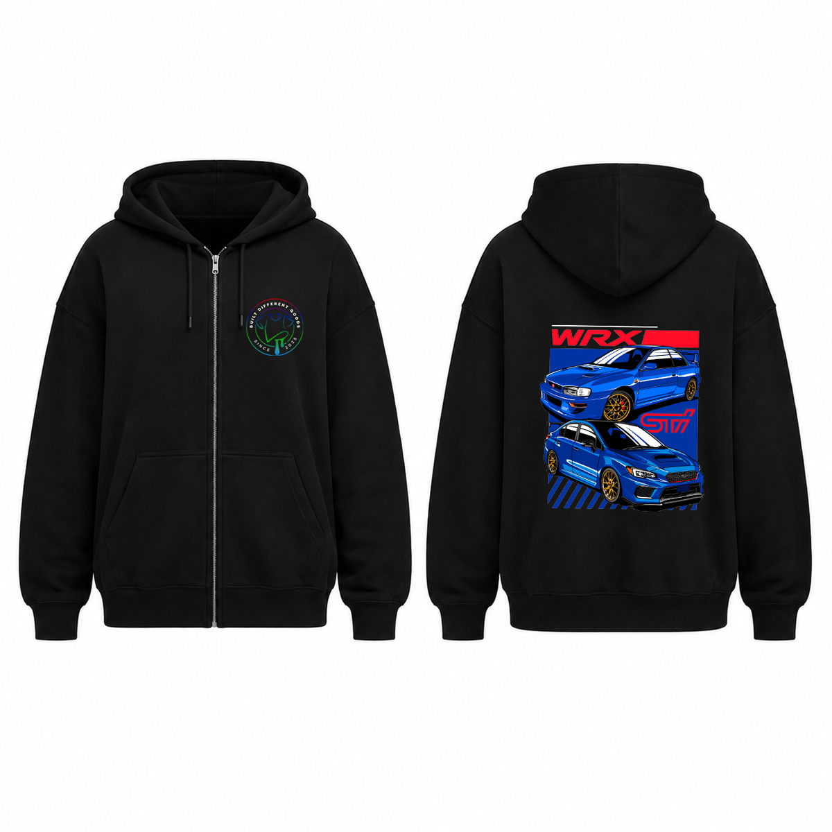 BDG Zip Up Hoodie - Subaru WRX STI