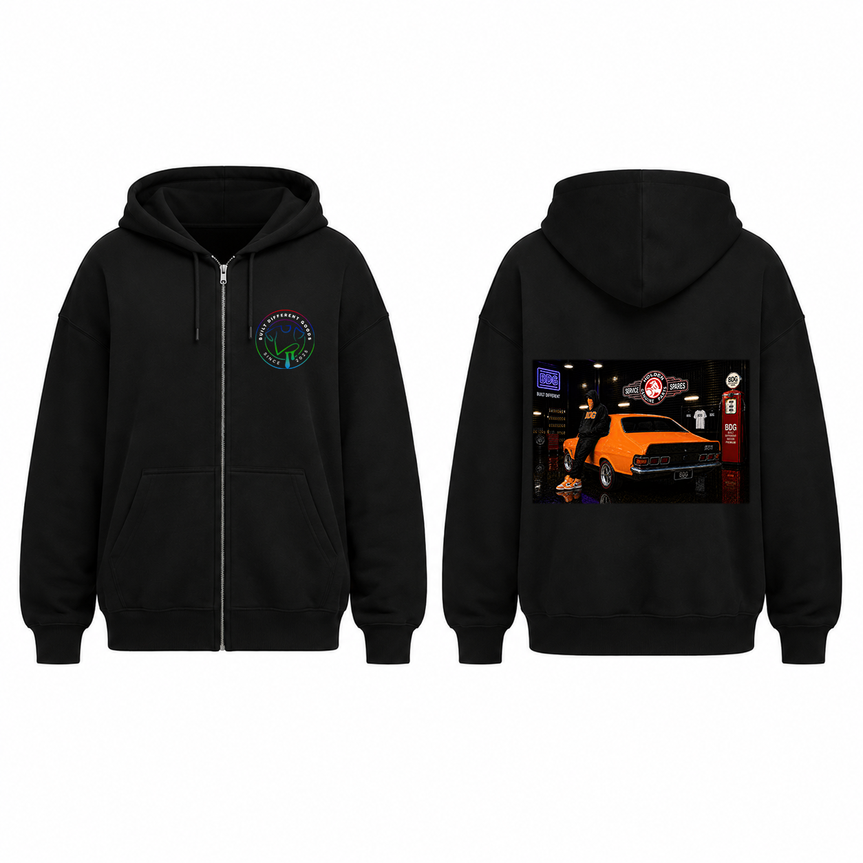 BDG Zip Up Hoodie - Holden Torana XU1