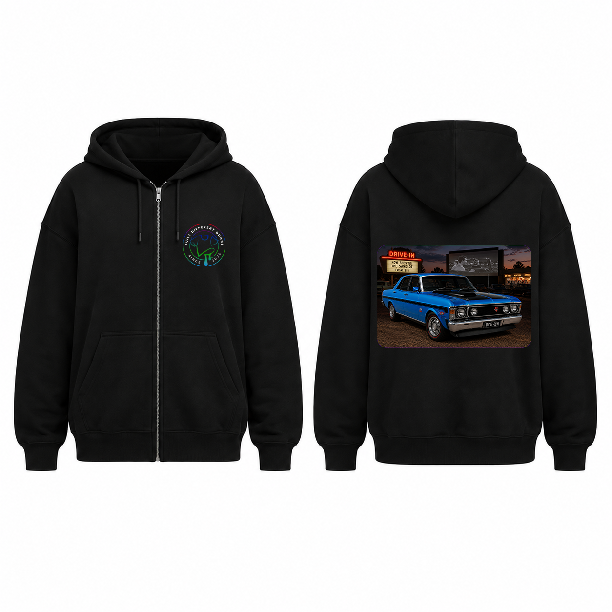 BDG Zip Up Hoodie - Ford 1969 XW GT