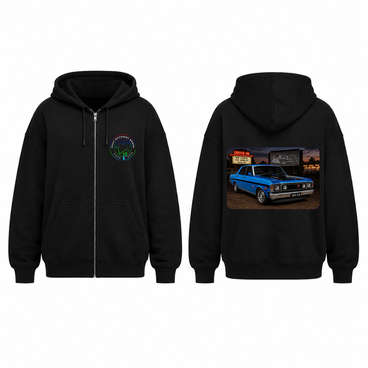 BDG Zip Up Hoodie - Ford 1969 XW GT
